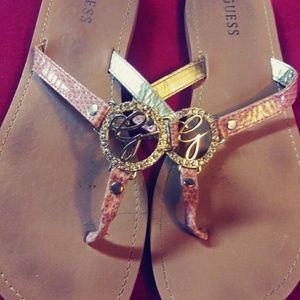guess flip flops womens